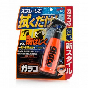 Антидождь Soft 99 Glaco Mist Type, для стёкол, с водоотталкивающим эффектом, бутылка с триггером 100мл, арт. 04950