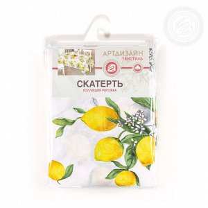 Лимоны 1 шт. - 120*145 Коллекция: Скатерти из рогожки
Материал: Рогожка
Состав: Хлопок 100%
Плотность ткани: 165 гр./м.кв.
Упаковка: Пакет ПВХ, фирменная этикетка

Скатерть из рогожки «Лимоны» – это