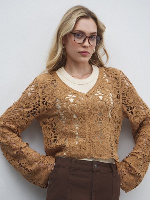 Женский кардиган кроше