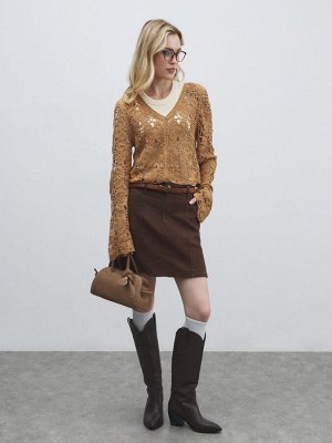 Женский кардиган кроше