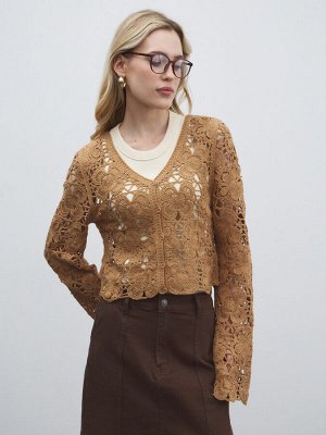 Женский кардиган кроше