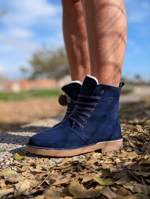 ДЕЗЕРТЫ AB.Z. 27001/2 Azul — С ДВОЙНЫМИ ШНУРКАМИ