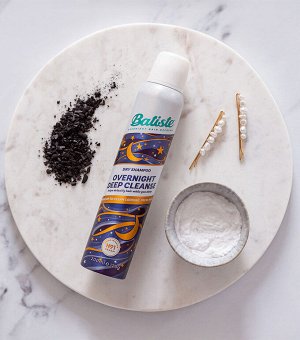 Сухой шампунь для волос Batiste OVERNIGHT Deep Cleanse 200мл