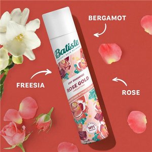Сухой шампунь для волос Batiste ROSE GOLD Radiant Rose 200мл