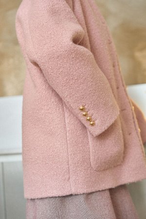 Пальто Lokka 1719 розовый