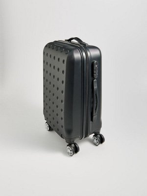 Черный чемодан на колесах