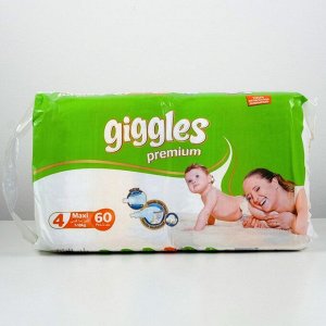 Подгузники GIGGLES Premium Maxi (7-18 кг.), 60 шт.