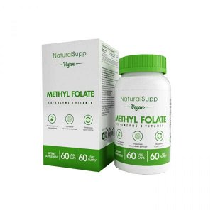 Витамины отдельные NaturalSupp Метилфолат (B9) 400mсg 60 veg caps