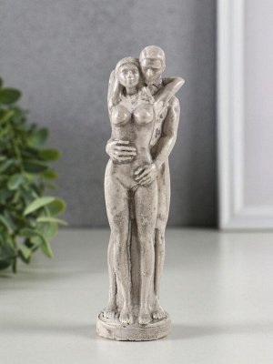 Фигурка гипс «Влюбленная пара», 15x4 см, под камень