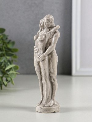 Фигурка гипс «Влюбленная пара», 15x4 см, под камень