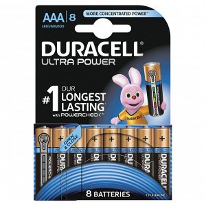 Батарейки DURACELL LR 03-8BL Ultra Power (80)(Цена за 8 шт.)