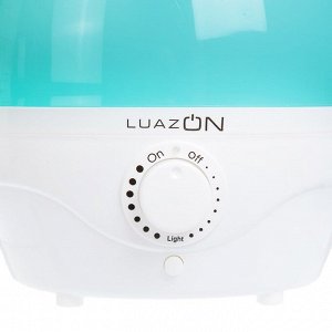 Увлажнитель воздуха LuazON LHU-04, ультразвуковой, 18 Вт, 2 л, 35 м2, бело-зеленый