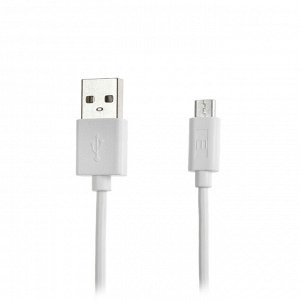 Кабель Mediagadget U-MCU12P, micro USB - USB, 1 А, 1 м, белый
