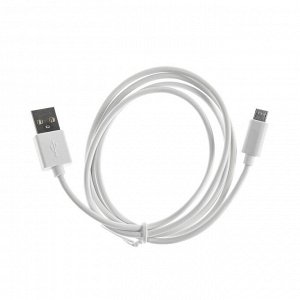 Кабель Mediagadget U-MCU12P, micro USB - USB, 1 А, 1 м, белый