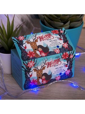Гирлянда «Нить» 5 м с насадками «Игла», IP20, прозрачная нить, 50 LED, свечение синее, 8 режимов, 220 В