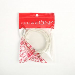 Кабель LuazON, micro USB - USB, 1 А, 1 м, штекер металл, МИКС