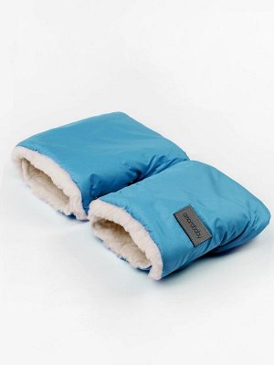 Муфты на ручку коляски AMAROBABY Snowy Travel, серо-голубой