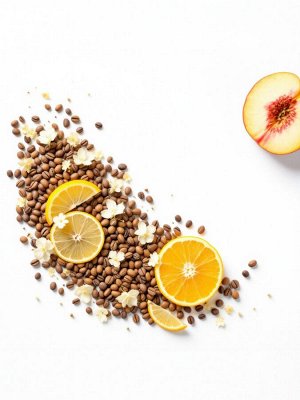 Кофе зерновой Эфиопия Иргачиф, 1 кг, 100% арабика мытой обработки. Светлая обжарка. Вкусовые ноты: лимон, жасмин, персик. Герметичная упаковка с клапаном.