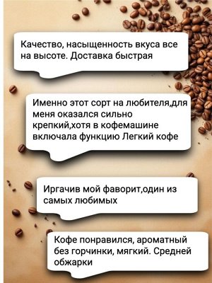 Кофе зерновой Эфиопия Иргачиф, 1 кг, 100% арабика мытой обработки. Светлая обжарка. Вкусовые ноты: лимон, жасмин, персик. Герметичная упаковка с клапаном.