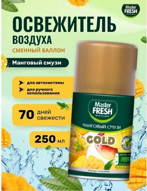 Мастер Фреш Освежитель (сменный баллон) Манговый смузи 250 мл (д/Аэрвика) *6*12