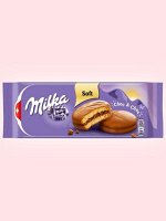 Бисквитное печенье покрытое молочным шоколадом Milka Choc&amp;Choc / Милка нежное и шоколадной начинкой 150 гр