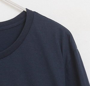 COSMOСOLLECTION_WEAR Домашний костюм/пижама из мягкого трикотажа с мультяшным принтом, сине-голубой