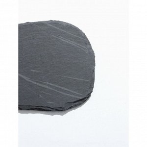 Доска для подачи из сланца «Мрамор», 22x10 см