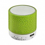Портативная колонка LuazON LAB-04, с подсветкой, Bluetooth, USB, microSD, microUSB, МИКС