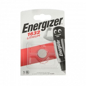 Батарейка литиевая Energizer, CR1632-1BL, 3В, блистер, 1 шт.