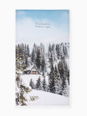 Набор кухонных полотенец «Доляна. Лошадь», 35x60 см-4 шт., 100% хл, рогожка, 160 г/м²