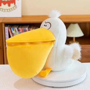 Мягкая игрушка "Пеликан" с капибарой 44см