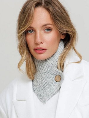 Воротник Вязаный женский снуд-воротник Джори от бренда Сиберика занимает особое место среди осенних и зимних аксессуаров. Мягкий и теплый шарф выполнен из шерстяной пряжи крупной вязкой в рубчик. Коро