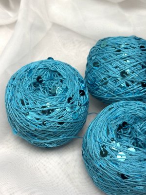 Королевские пайетки на хлопке 50гр