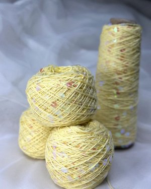 Королевские пайетки на хлопке 50гр