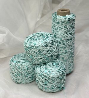 Королевские пайетки на хлопке 50гр