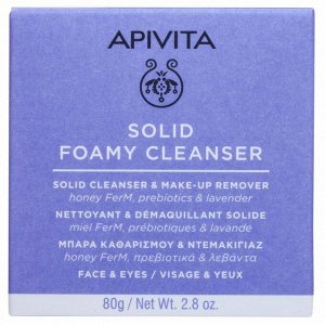 Апивита Крем-мыло для очищения и снятия макияжа, 80 г (Apivita, Cleansing)