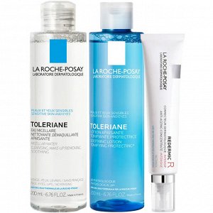 Ля Рош Позе Программа Redermic Retinol очищение и основной уход: мицеллярная вода 200 мл + тоник 200 мл + крем-флюид 30 мл (La Roche-Posay, Redermic Retinol)