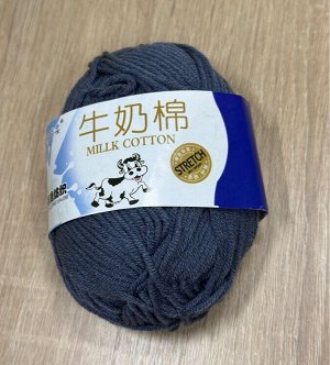 Пряжа коровка молочный хлопок