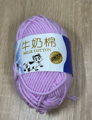 Пряжа коровка молочный хлопок