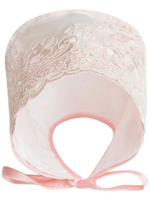Зимний конверт-одеяло на выписку "Венеция" атлас (нежно розовый с розовым кружевом)