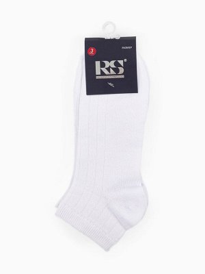 Носки мужские укороченные R&amp;S, 3 пары, размер 40-44, белые