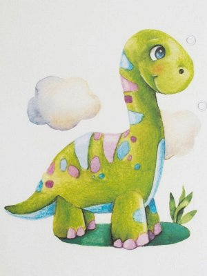 Комбинезон, авторский принт "Динозаврик"