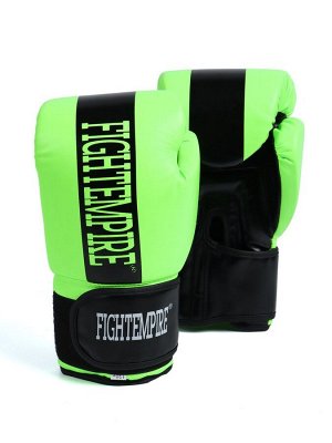Перчатки боксёрские FIGHT EMPIRE, салатовые, размер 12 oz