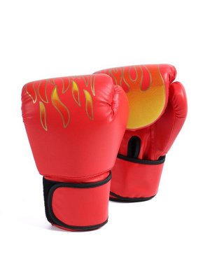 Перчатки боксёрские, красные, размер 12 oz