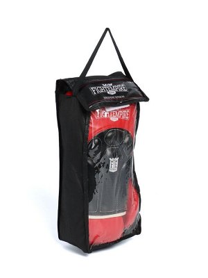 Перчатки боксёрские FIGHT EMPIRE, NITRO, красно-чёрные, размер 14 oz