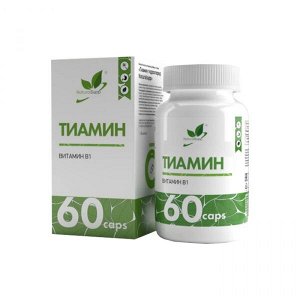 Витамины отдельные NaturalSupp Тиамин гидрохлорид (B1) 5mg 60 caps