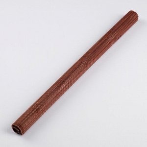 Салфетка плетёная, коричневая, 30?40 см, бамбук