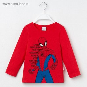 Джемпер детский MARVEL "Spider man hero", рост 98-104 (30), красный