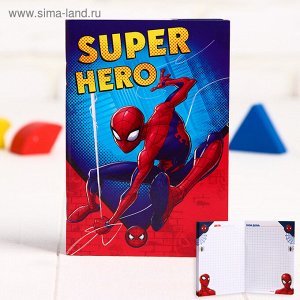 Блокнот "Super hero", Человек-паук, 32 листа, А6