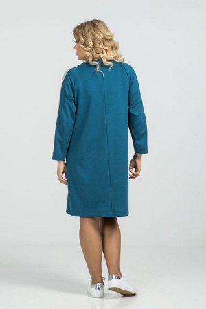 Платье Цвет:
бирюзовый
Состав:
80%ПЭ 18%Вискоза 2%Эластан
Длина изделия:
98 см
Размер модели:
56
Рост модели:
174 см
Комфортное платье в спортивном стиле прямого силуэта из трикотажного полотна "джерс